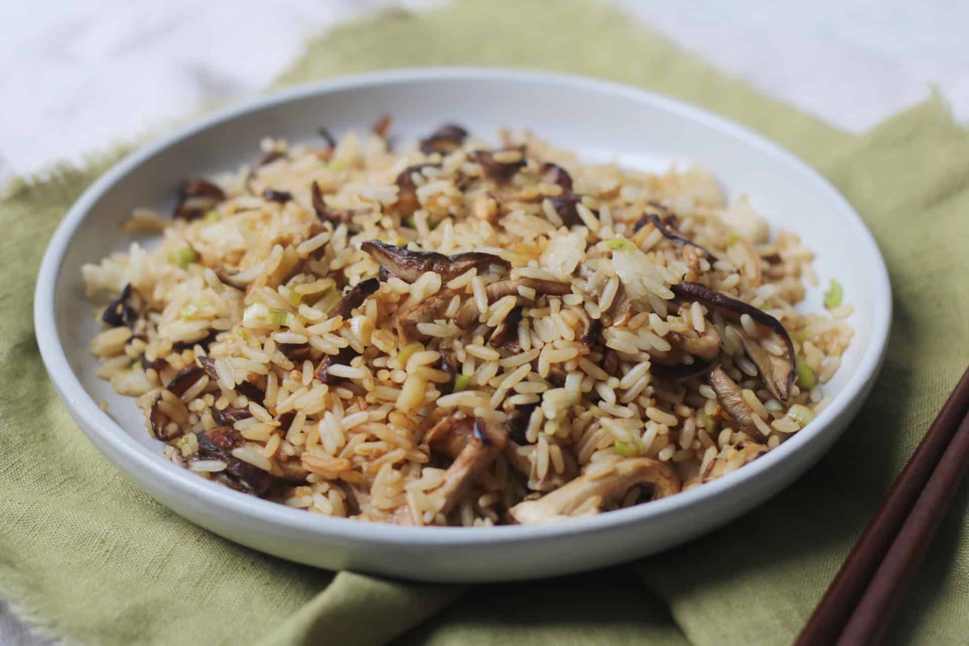 Mushroom Fried Rice Supper in the Suburbs