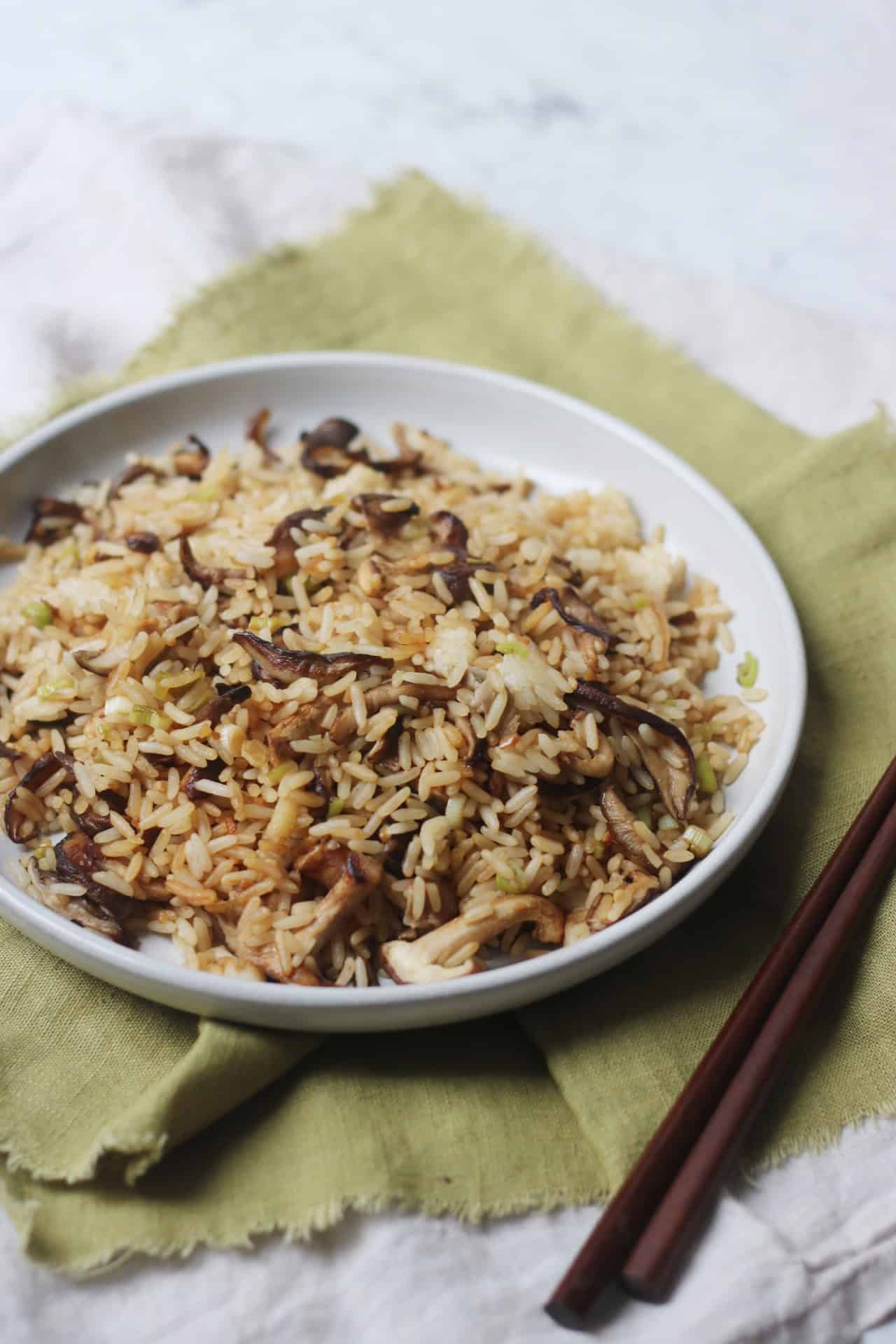 Mushroom Fried Rice Supper in the Suburbs
