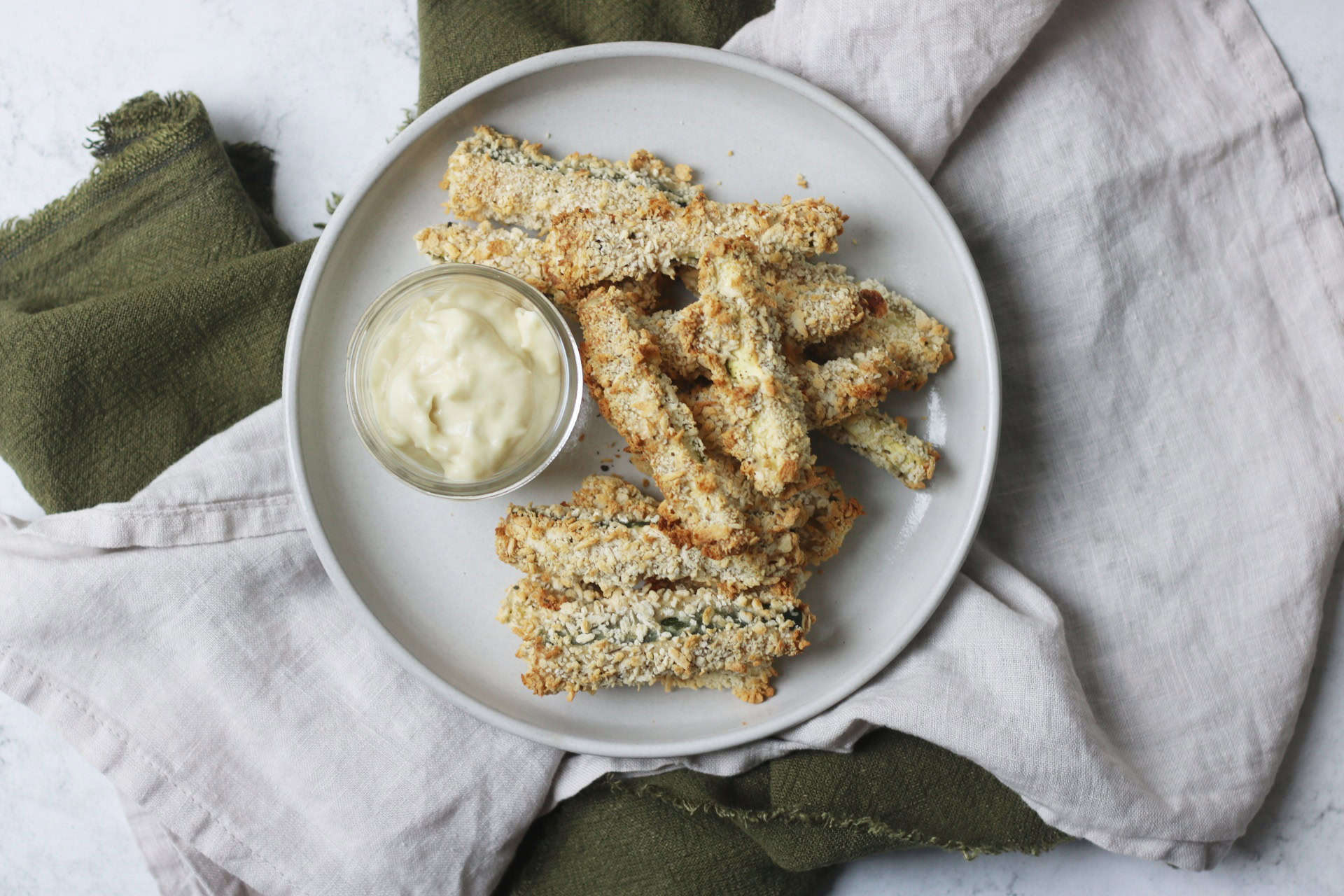 Crispy Courgette Fries Supper in the Suburbs