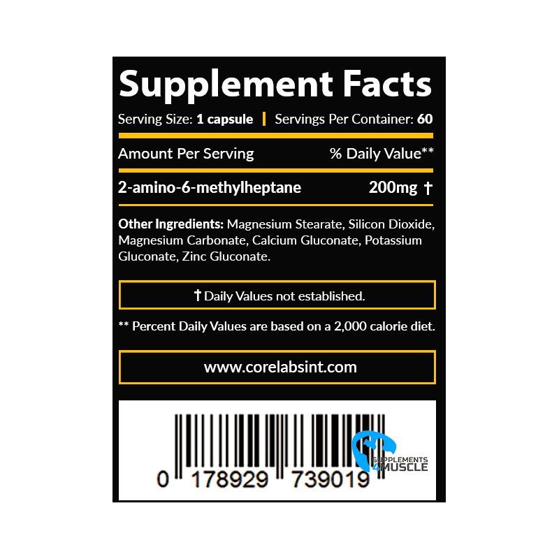 Concealed Labs Solid Rock 60caps Supplements4muscle Supplements 4