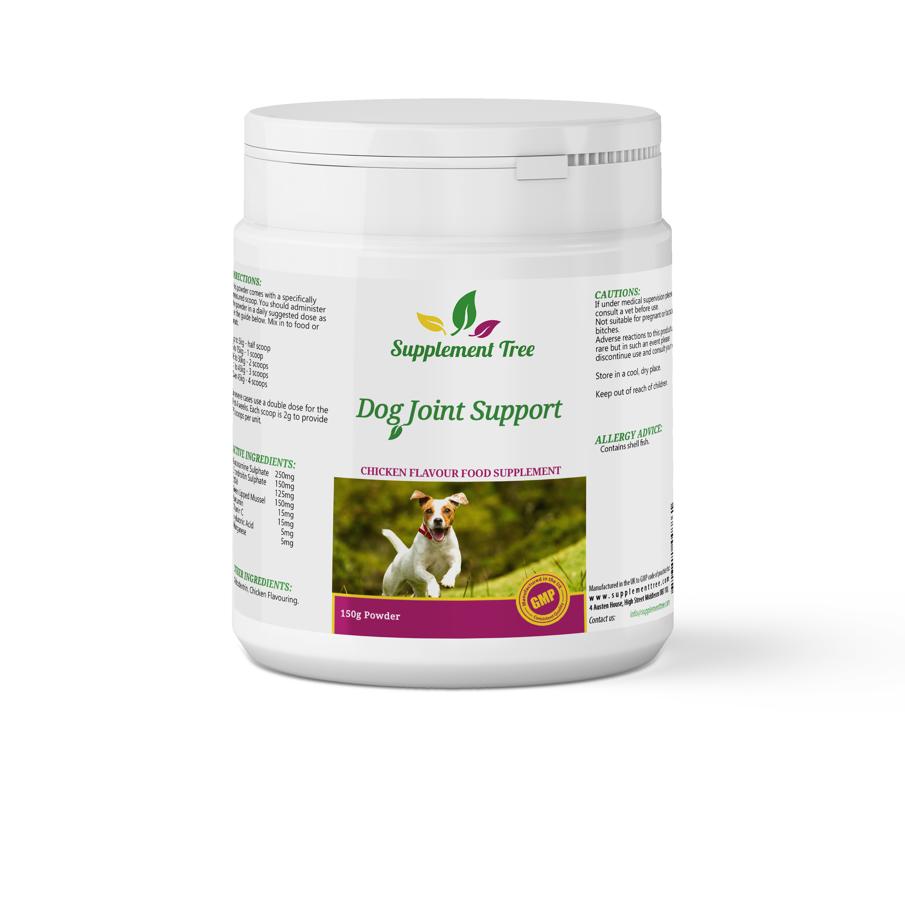 Pet Joint Support Powder 150g Supplement Tree