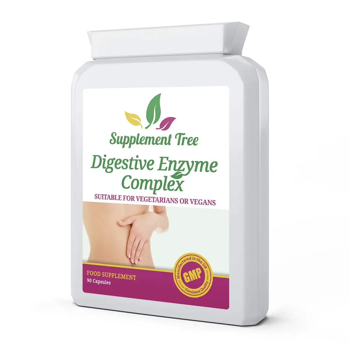 Digestive Enzymes Complex 90 Capsules Supplement Tree