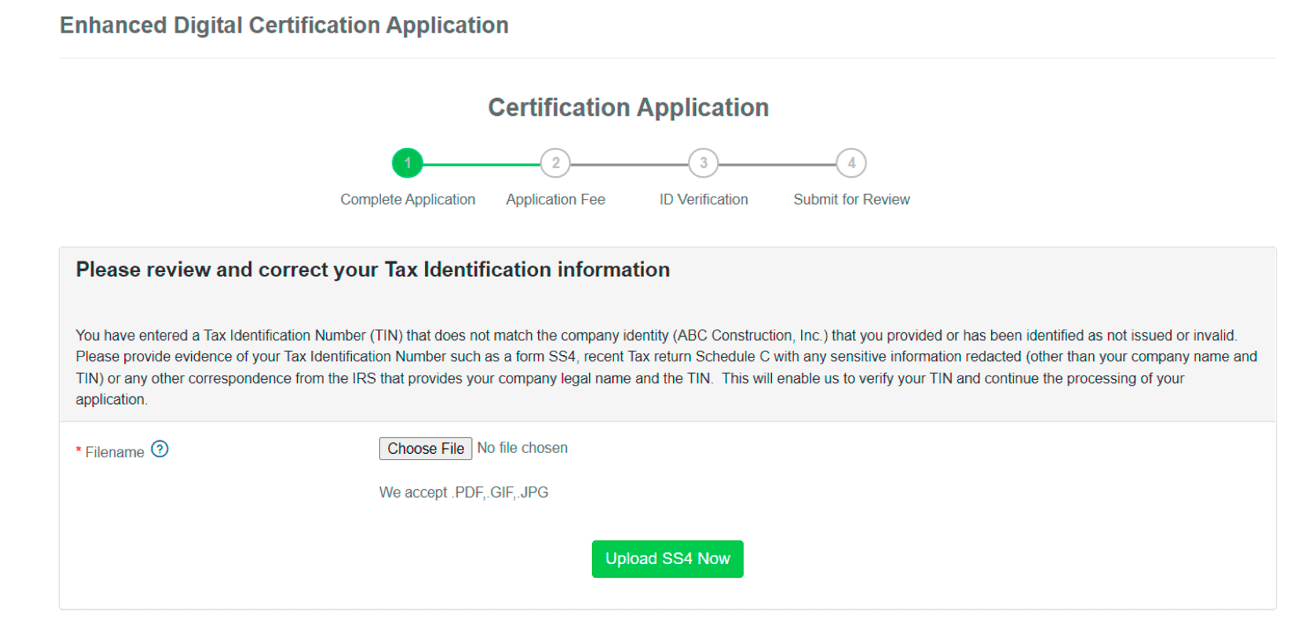 Providing Evidence of Your US Taxpayer Identification Number (TIN