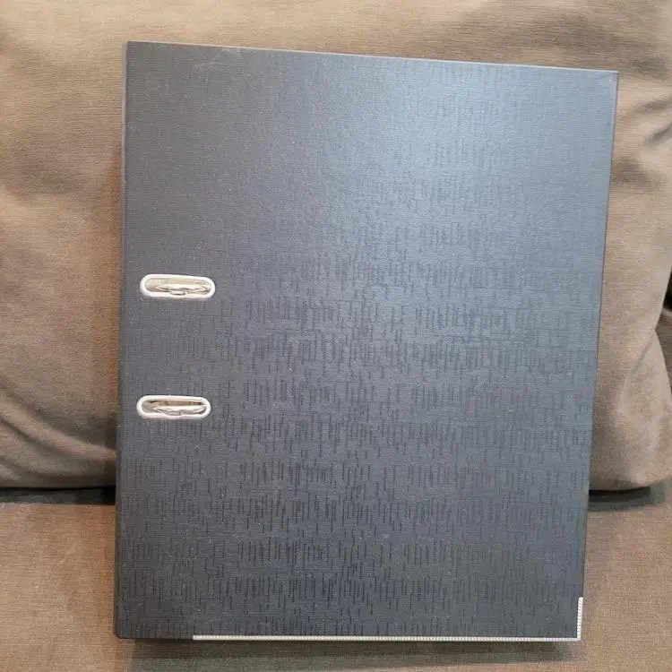 Binder Side 2Clip Ring A4 Black Supplies 24/7 Delivery