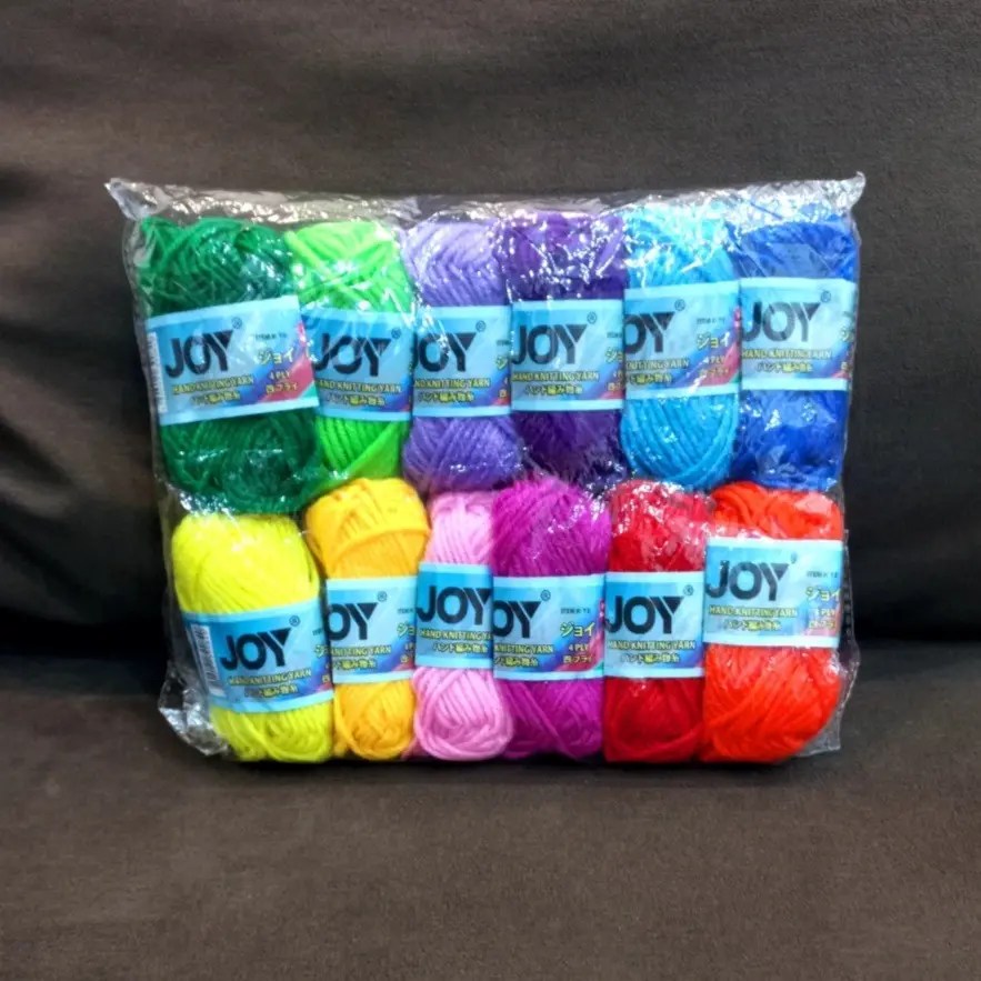 Yarn (Joy) Handknitting and Crochet Single Color Supplies 24/7 Delivery