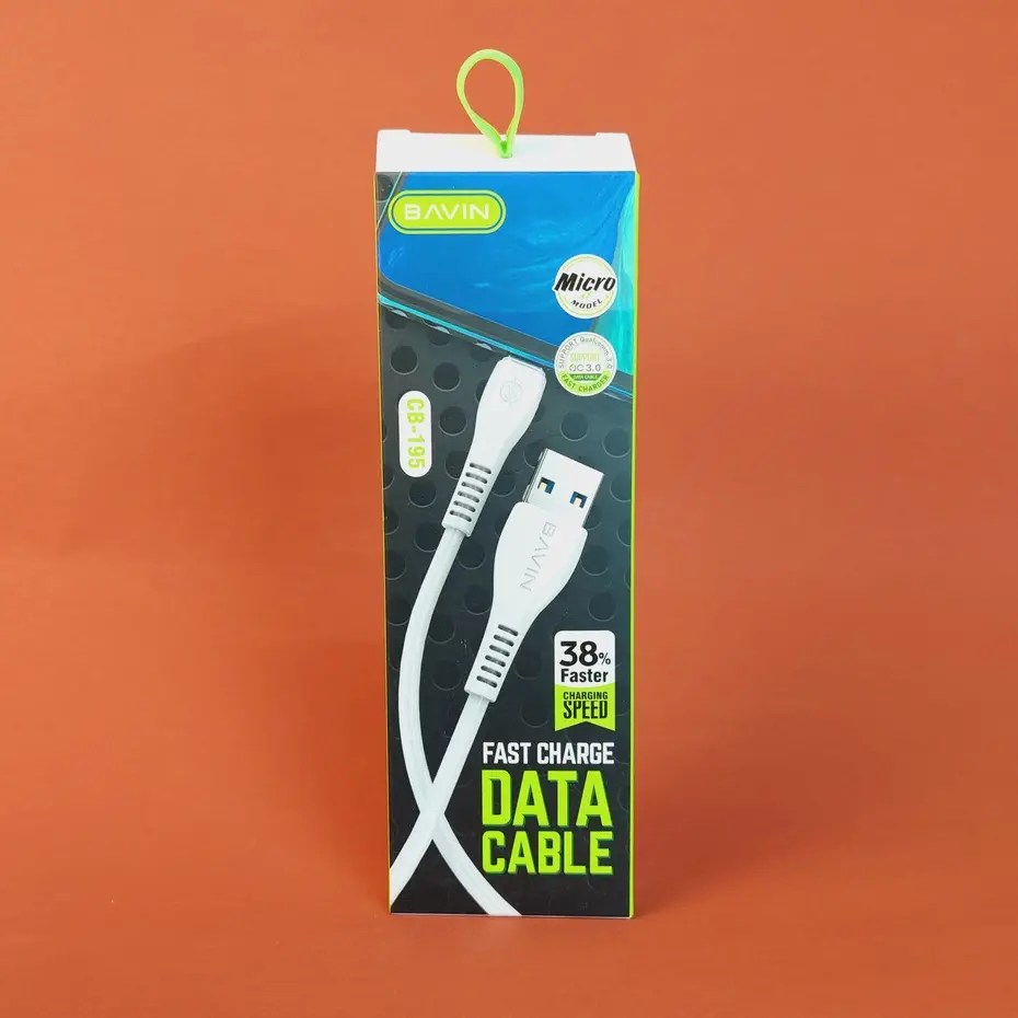 Charger Data Cable (Bavin) Fast Charge CB222 2.4A IOS Type C Micro