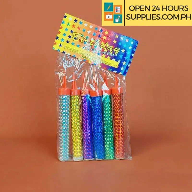Birthday Candle (Unbranded) Sparkling Fountain Small 6 pcs Supplies 24/7 Delivery