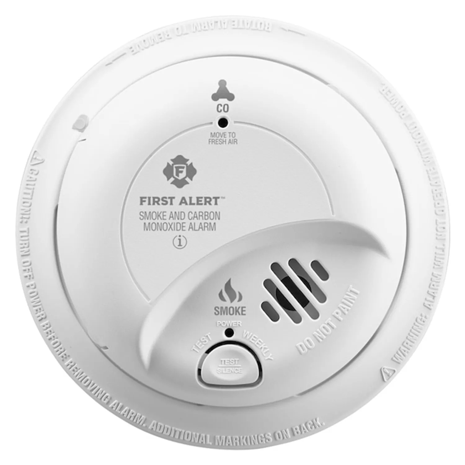 First Alert Brk SCO2B Smoke & Carbon Monoxide Alarm Battery Powered