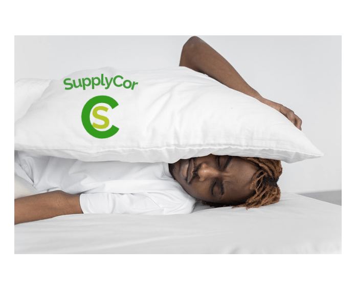 Medical Pillow, Waterproof, Bug proof wipeable SupplyCor