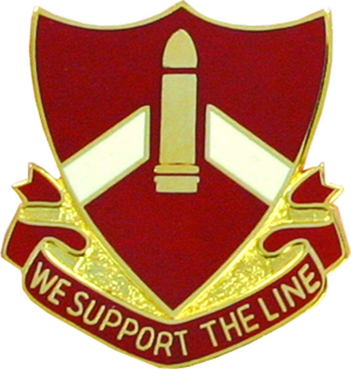 28th Field Artillery Unit Crest (We Support The Line)