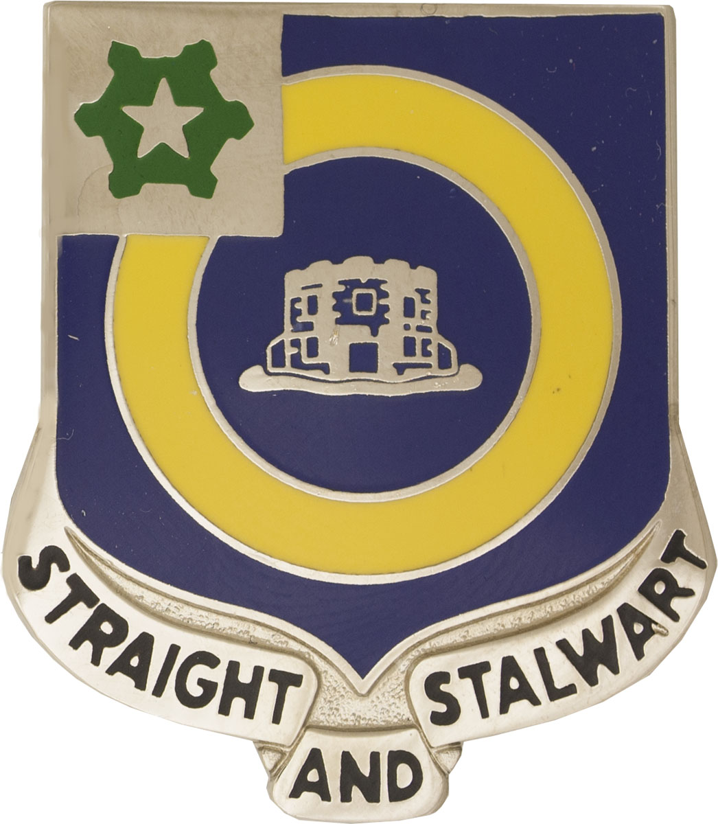 0041 Infantry Regiment Unit Crest (Straight And Stalwart)