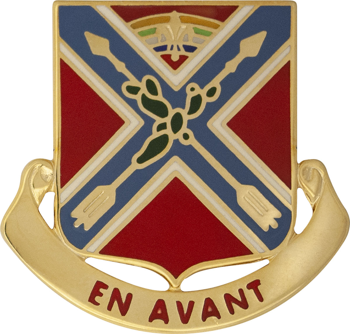 0151 Field Artillery Battalion Unit Crest (En Avant) US Military