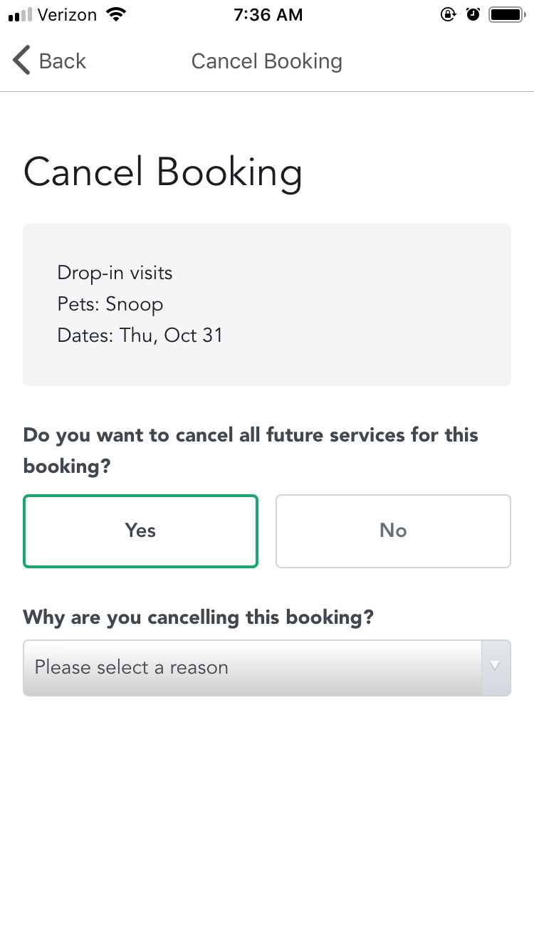 How do I cancel a booking and receive a refund? Rover Help Center