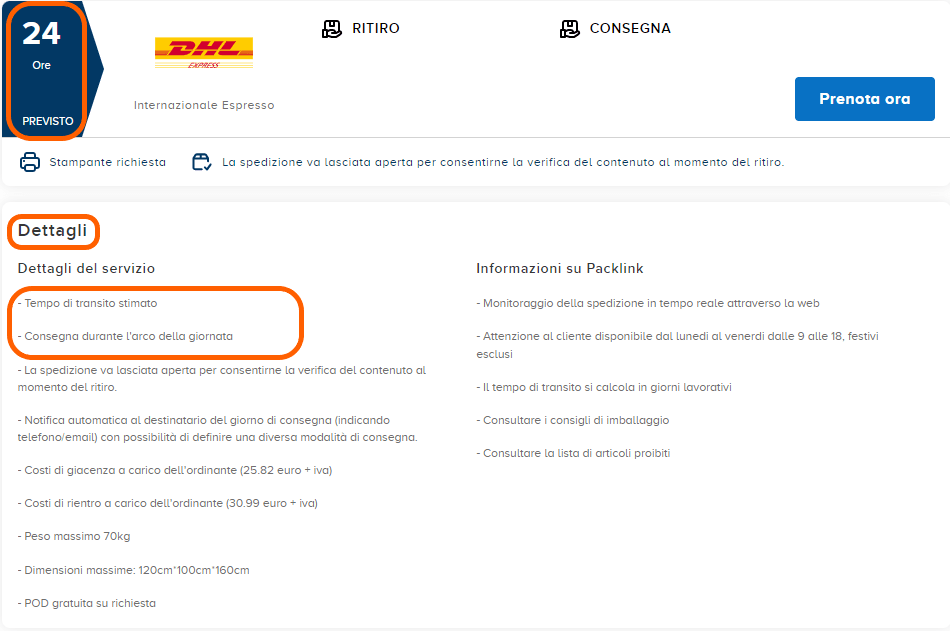 Come si calcola la data di consegna? Packlink ebay