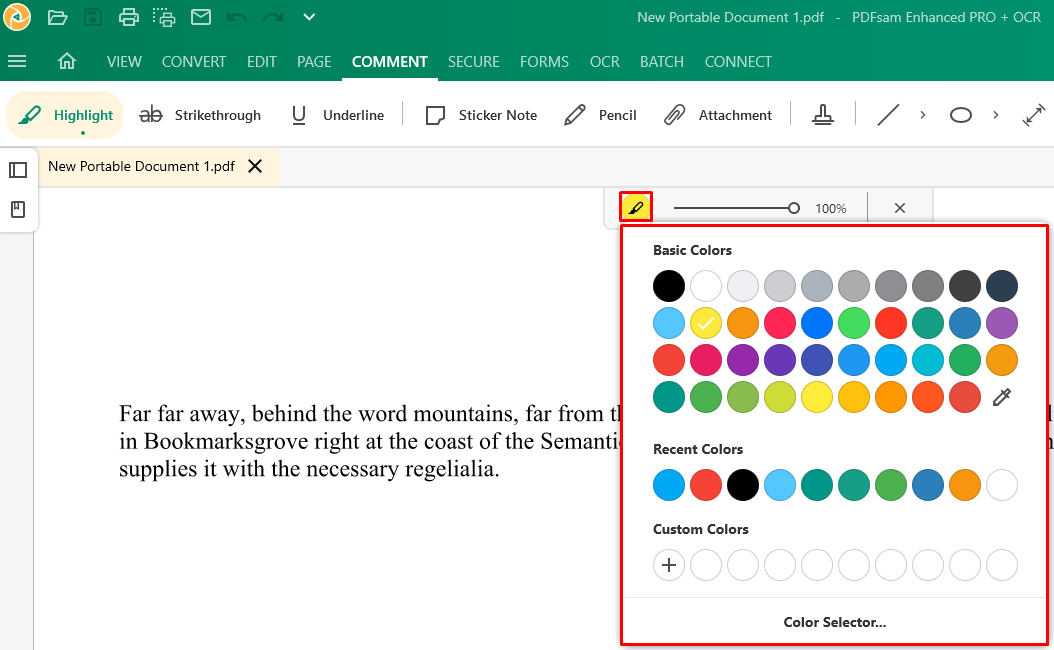 How to highlight text? PDFsam Enhanced