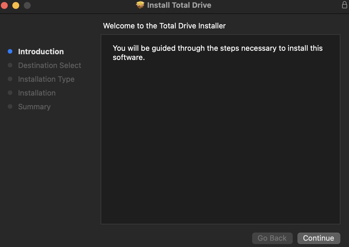 Downloading & Installing Total Drive