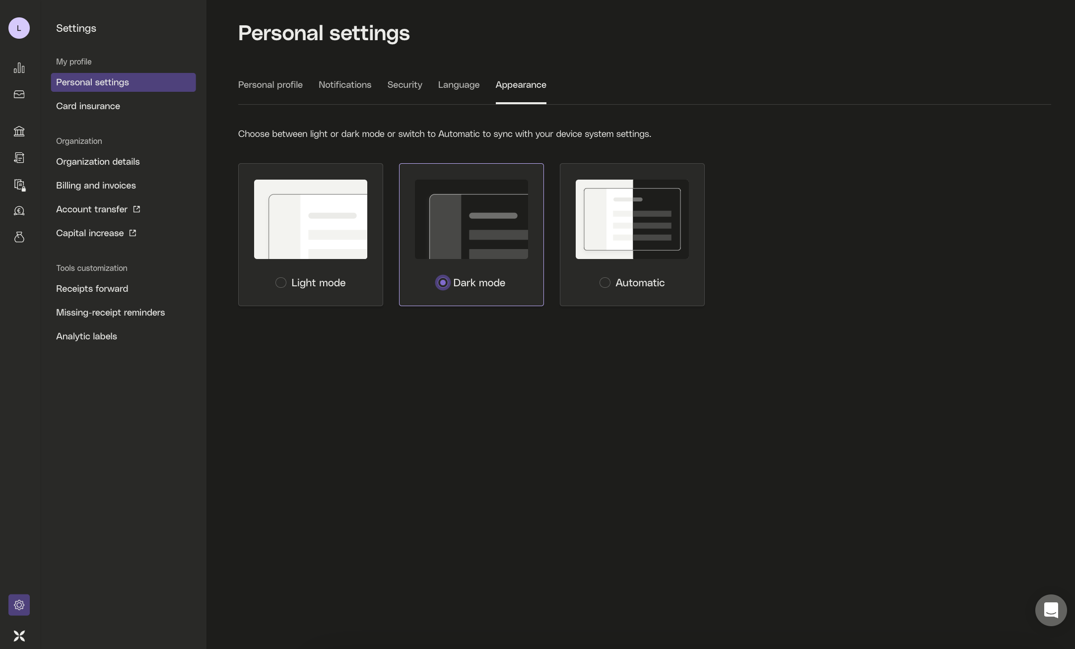 How does dark mode work? Help Center