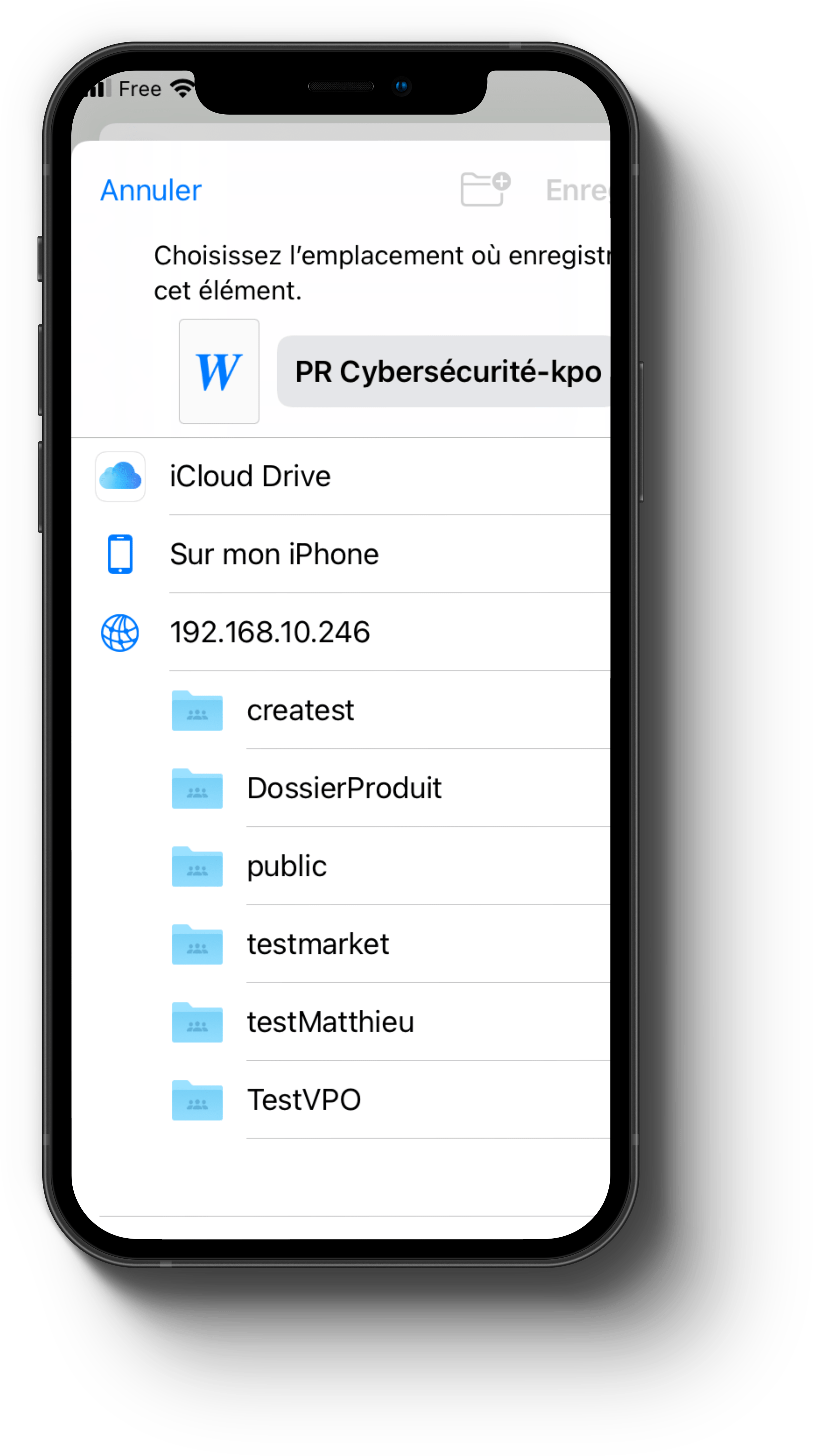 Comment accéder à distance à mon serveur NAS depuis un équipement IOS