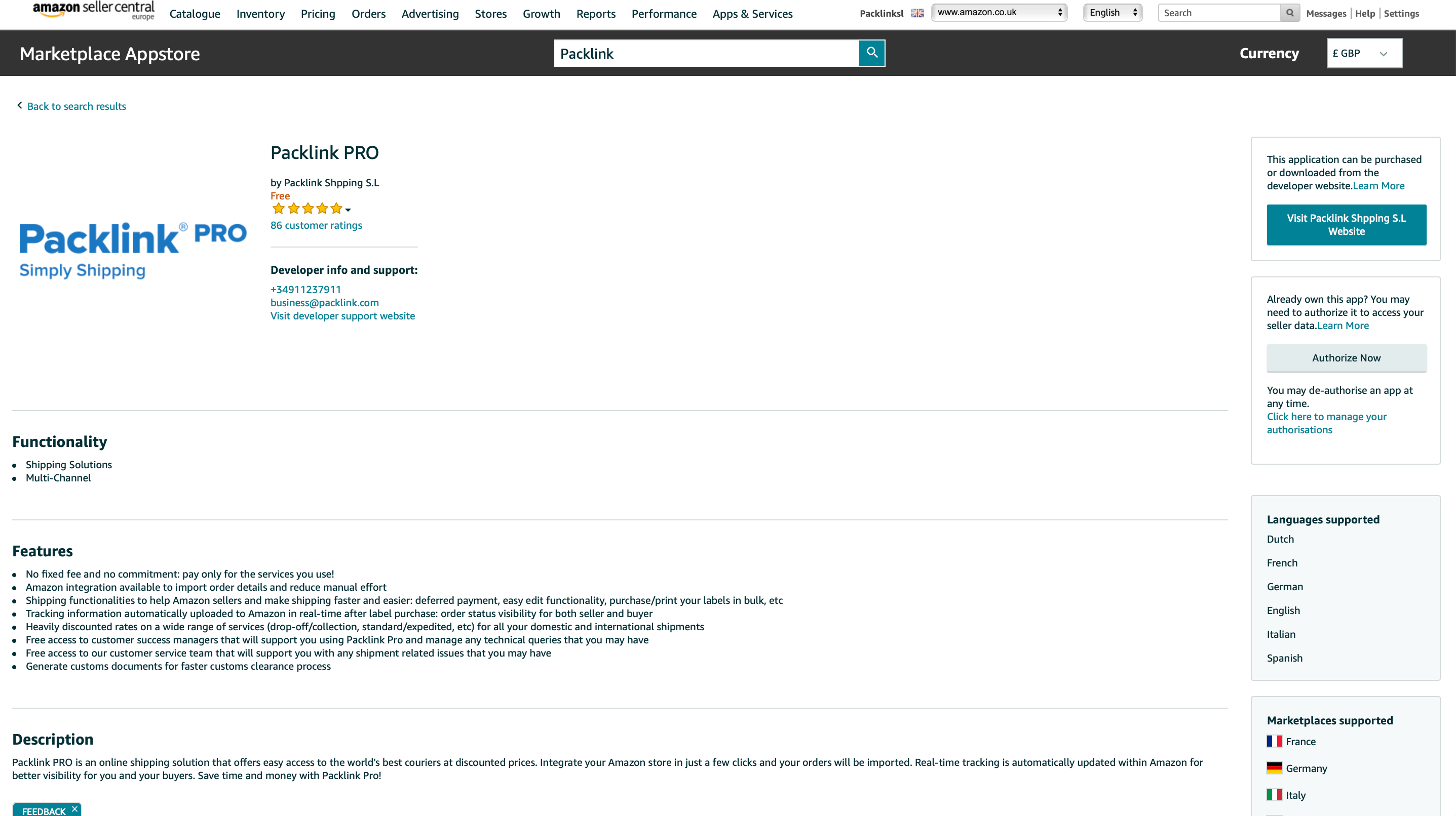 Connecter Votre Compte Eprice Avec Packlink Pro Packlink Pro