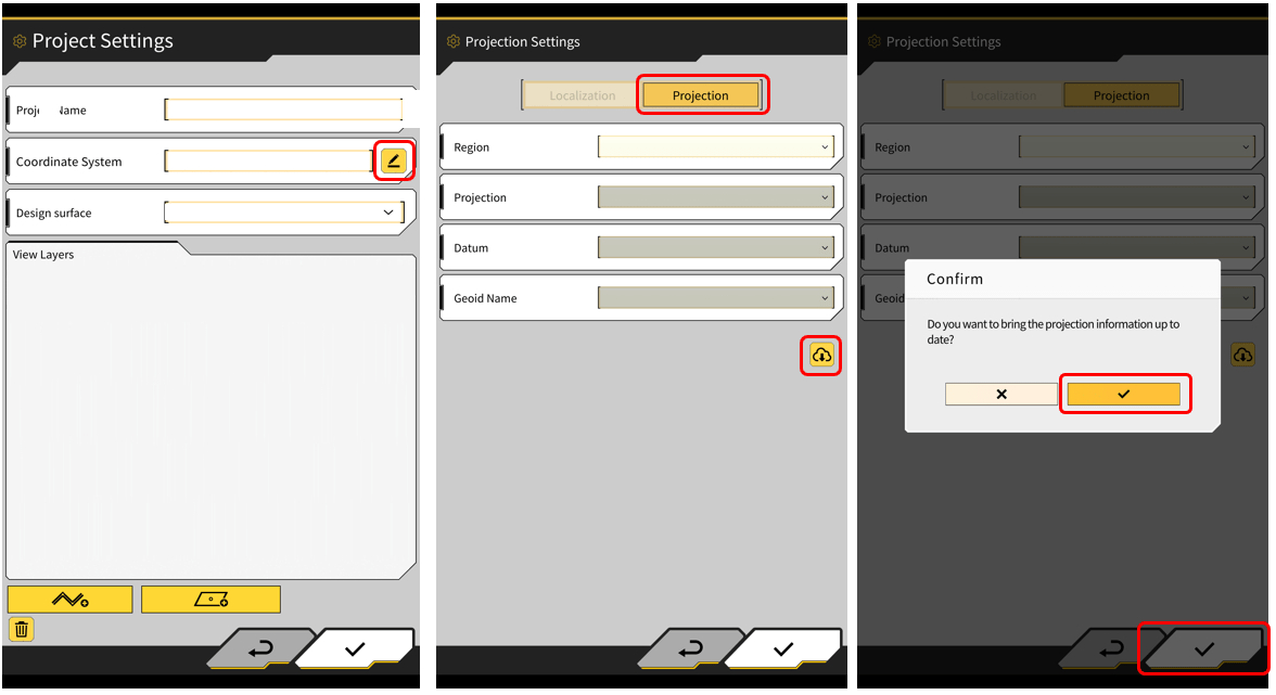 How to use projection for construction. Smart Construction Retrofit