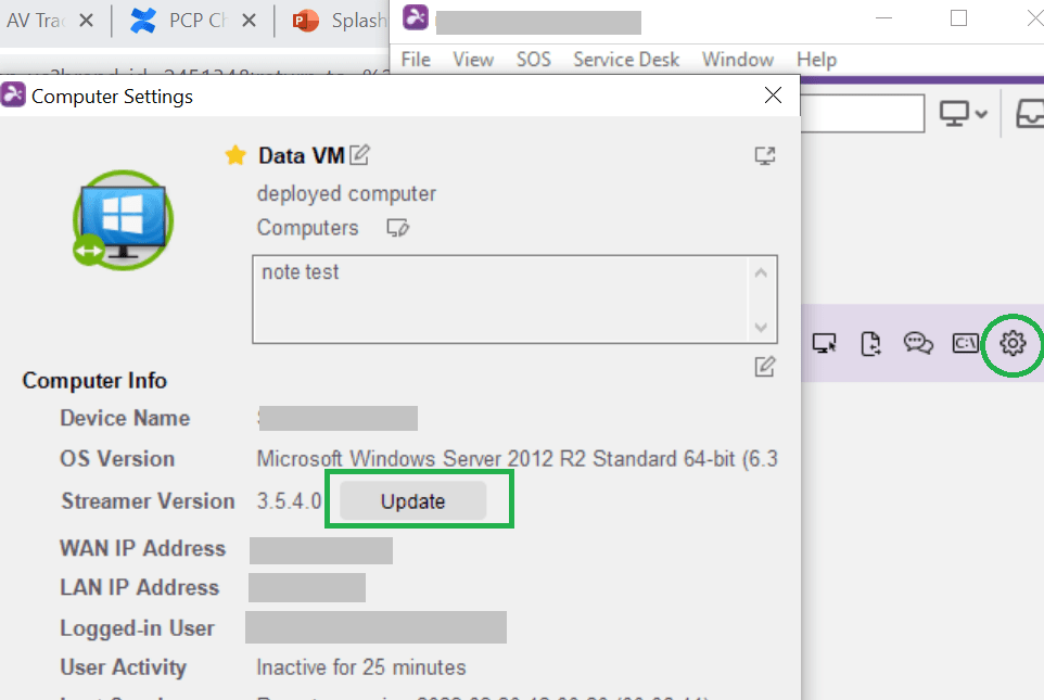 How to update Streamer Splashtop Business Support