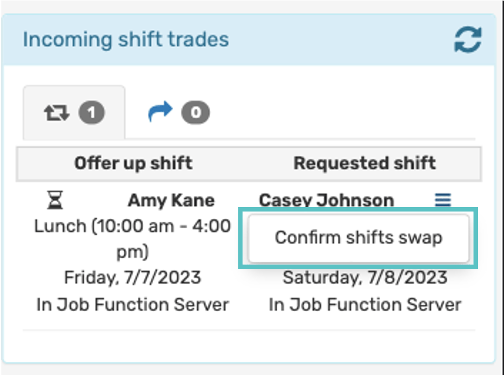 How to Offer Up or Swap a Shift Tabit Help Center