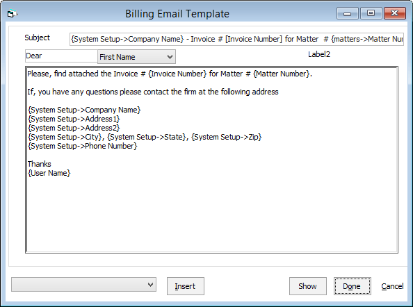 How to Edit The Billing Email Template AbacusNextClient Services