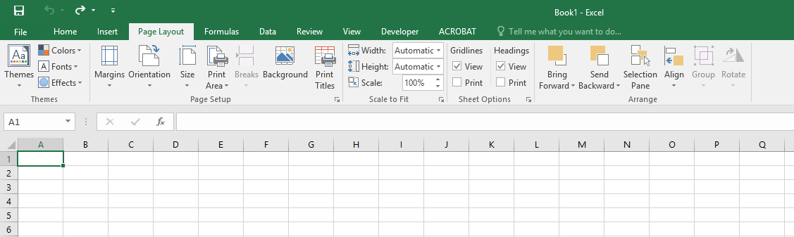 Printing Gridlines in an Excel Worksheet – AbacusNext-Client Services