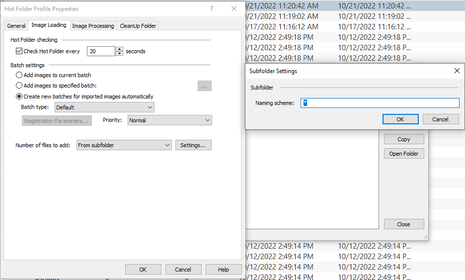 How to use the naming scheme for hot folder subfolders? – Help Center