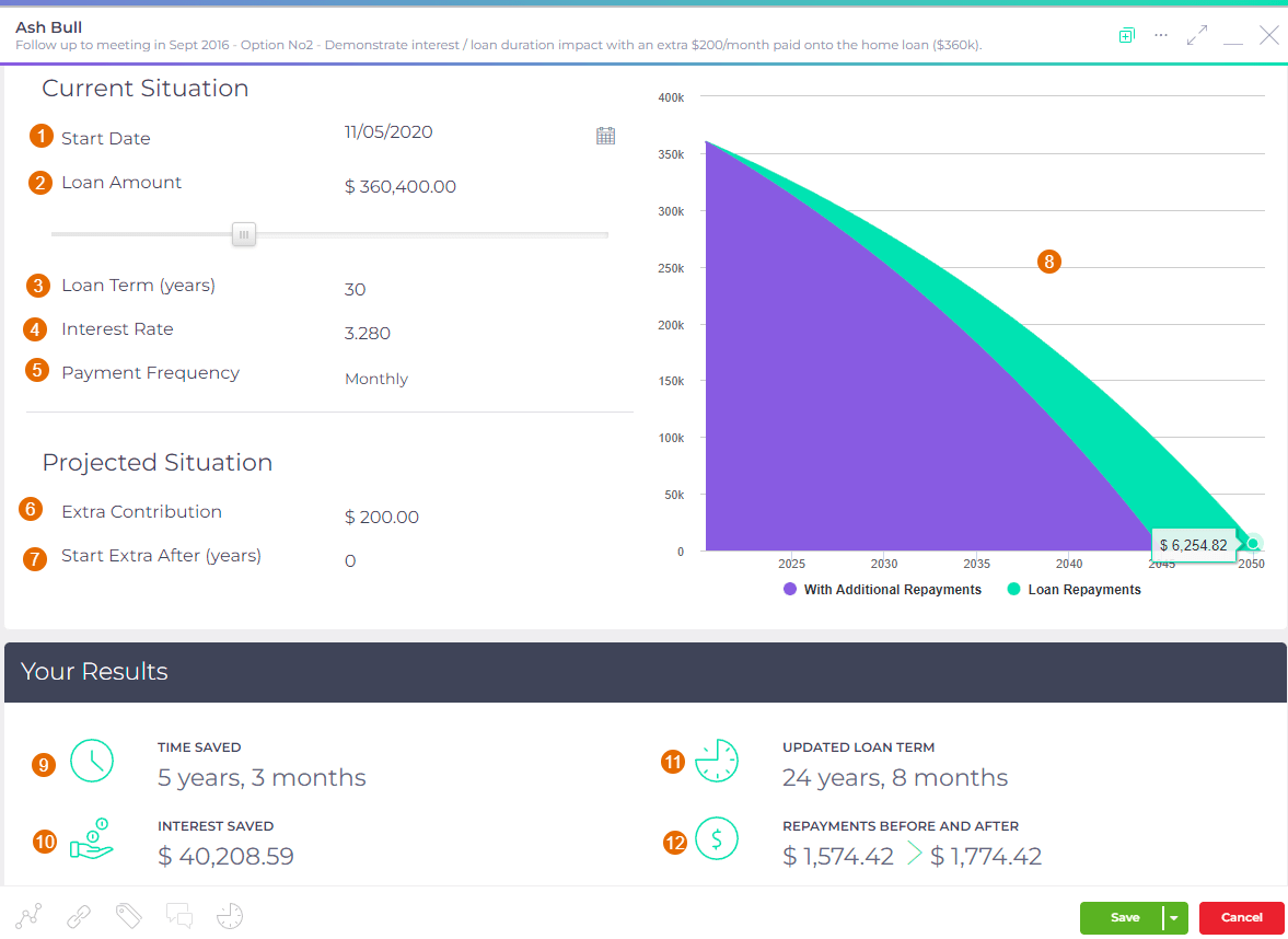 Extra Loan Repayments Calculator AccountKit Support Center