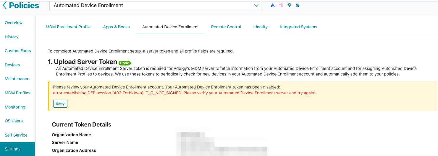 Apple Business / School Manager Terms and Conditions Update – Addigy