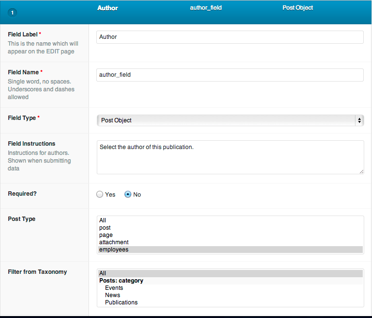 WP_query from Post Object ACF Support