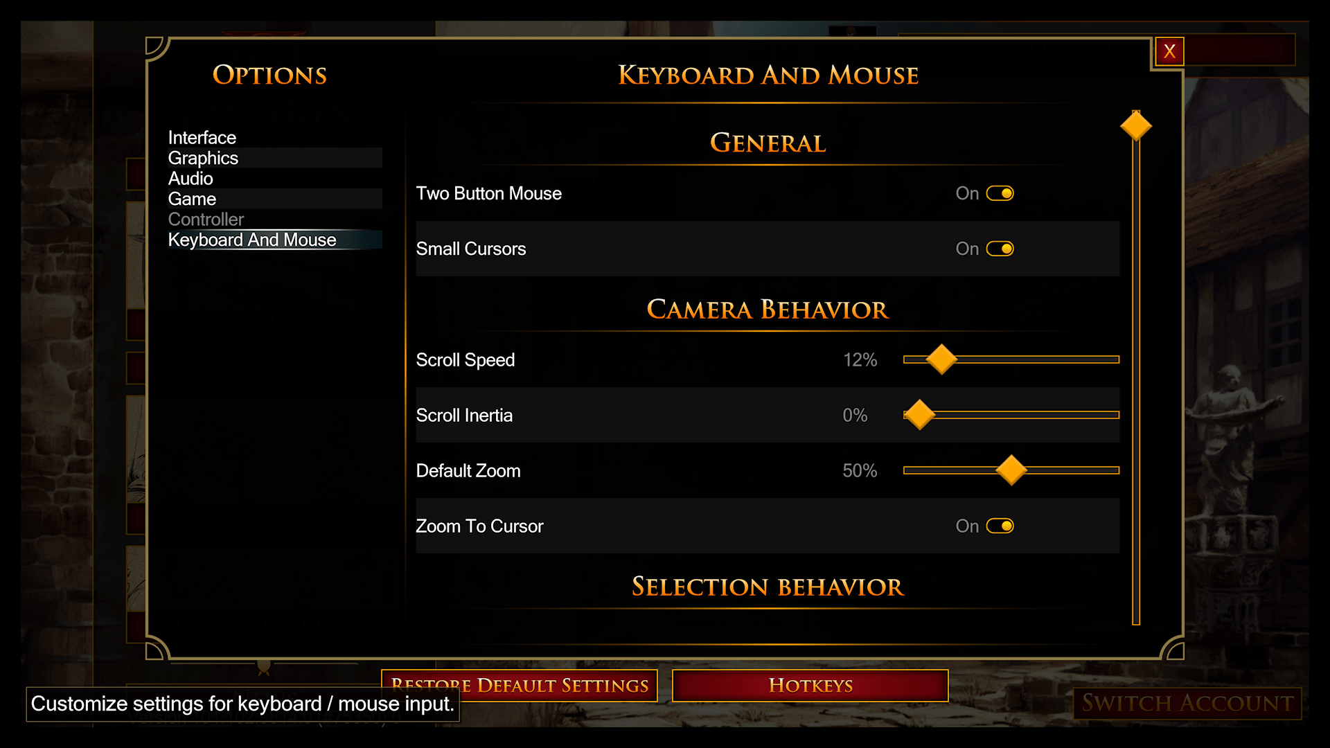 Xbox Keyboard and Mouse Setup Age of Empires Support