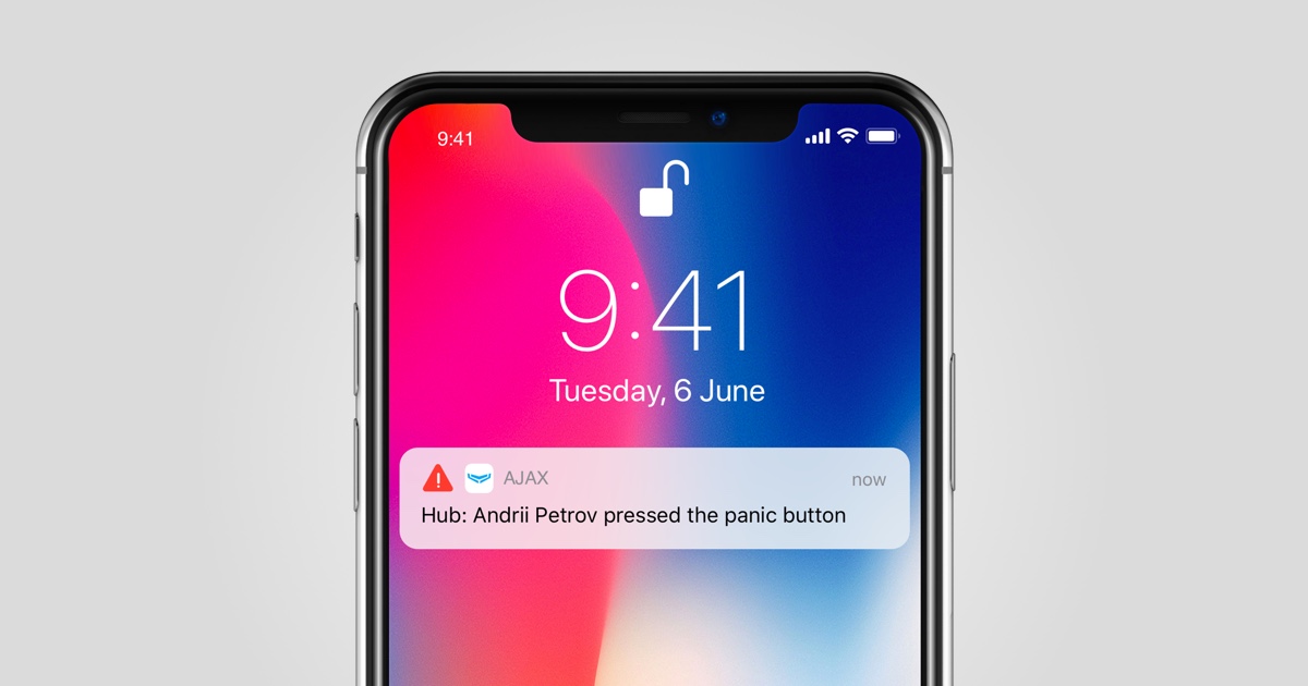 How to set up notifications for the Ajax app on iPhone Ajax Systems