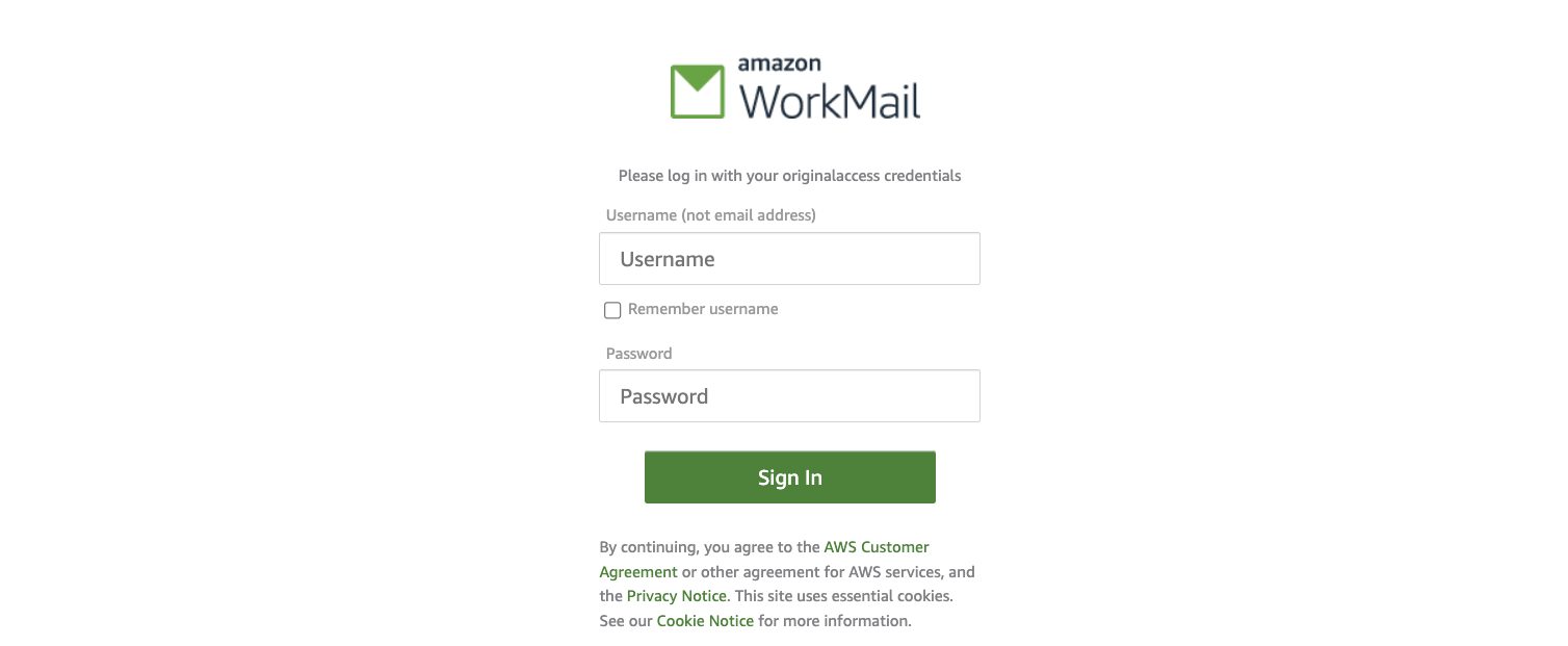 Add Mailbox to WorkMail Amazon Studios Technology