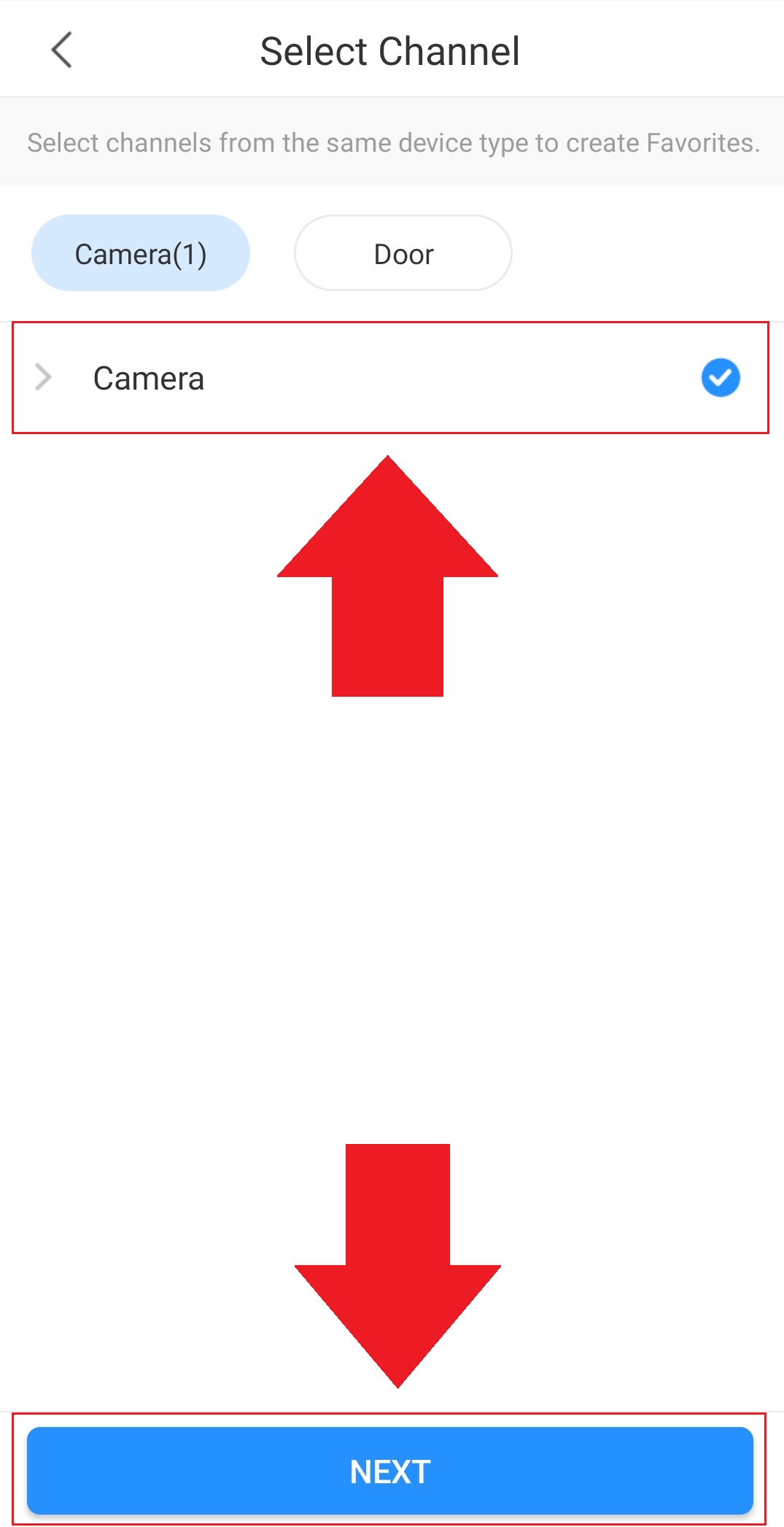 Amcrest View Pro 2 Favorites Menu – Amcrest