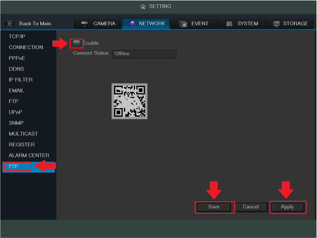 How To Disable P2P Functionality Amcrest
