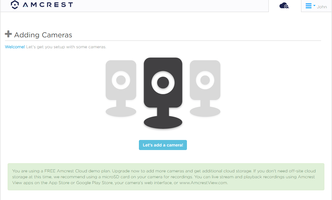 How To Add a Camera Using a Computer Amcrest