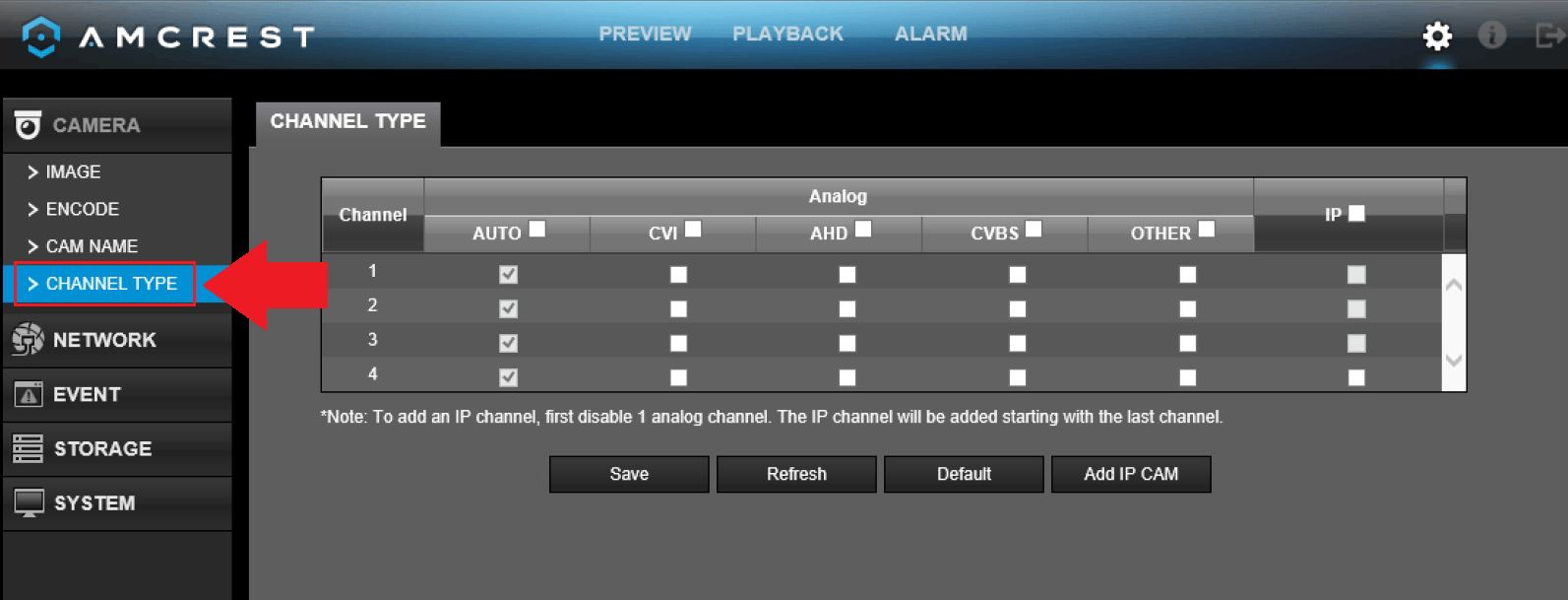 How to Add IP Cameras to a DVR (S5 and Below) Amcrest