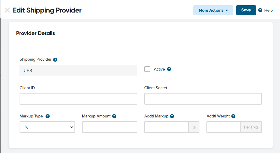 Setup UPS shipping provider Knowledge Center