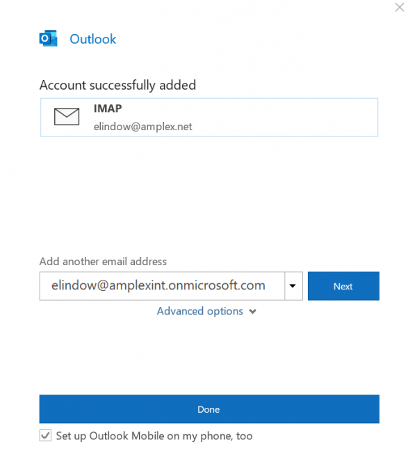 Outlook with Office 365 Amplex SupportAmplex Support