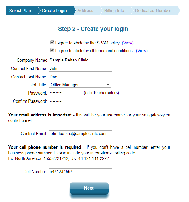 How to Sign Up for a Swift SMS Gateway account
