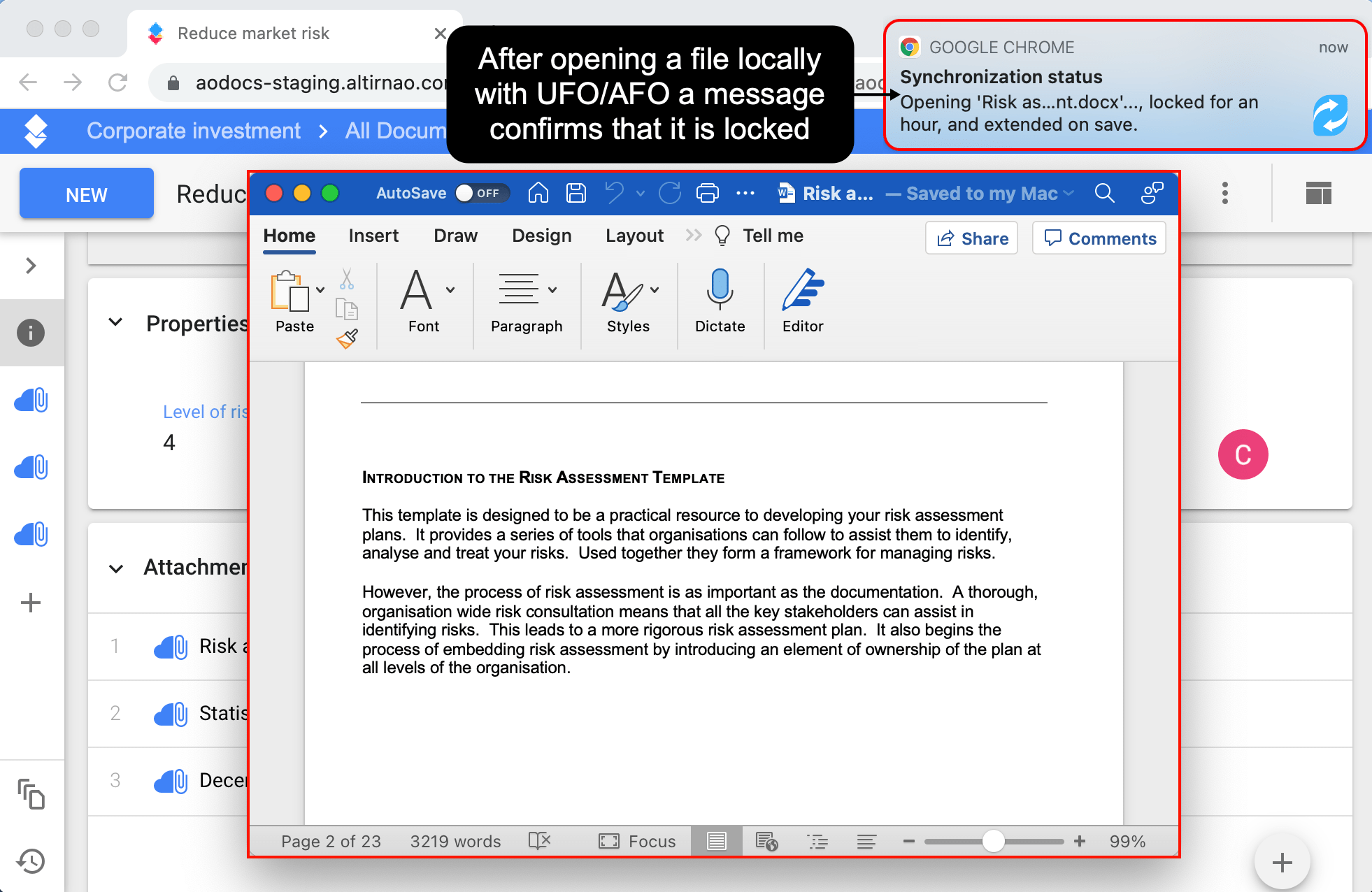 UFO/AFO Manage locked files AODocs Knowledge Base