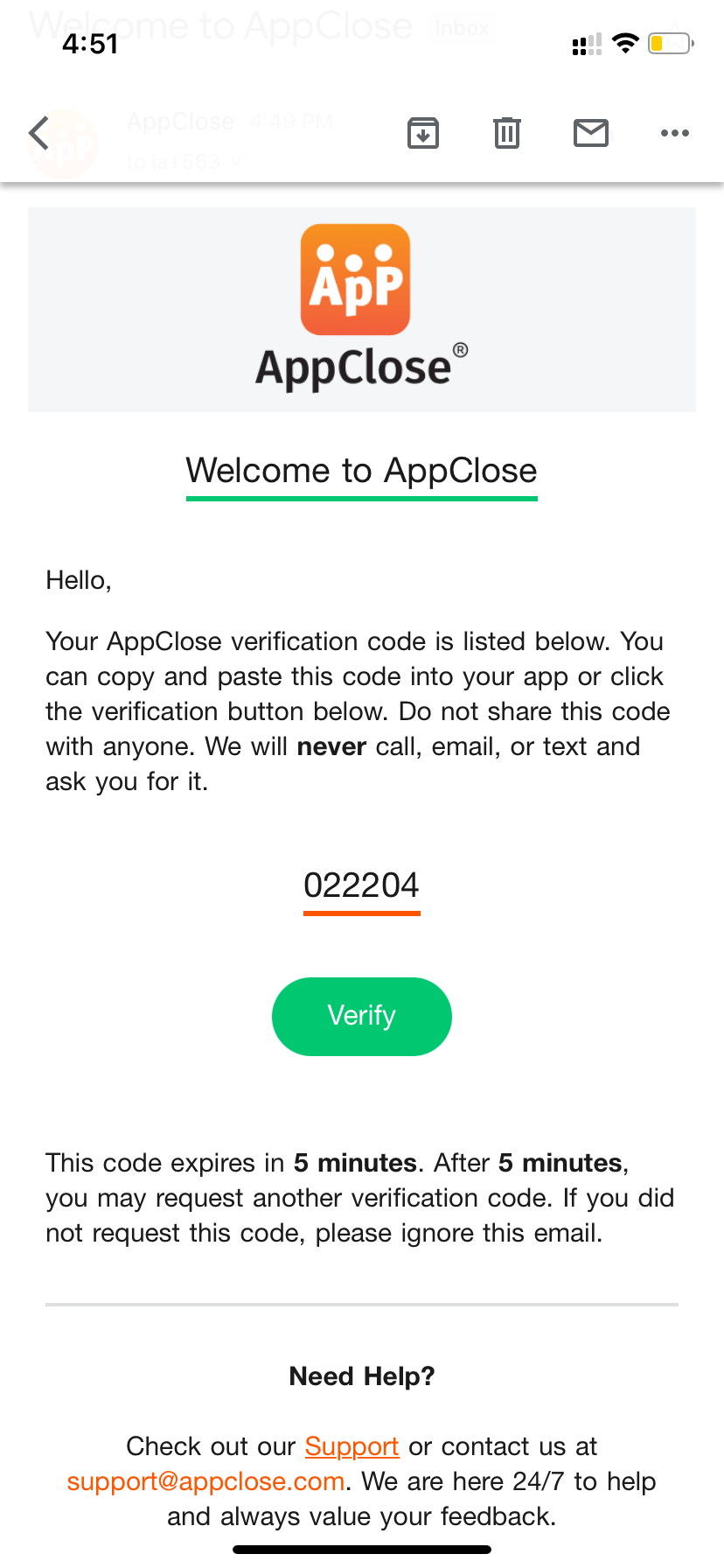 How do I set up my AppClose account? AppClose