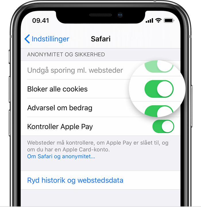 Rydning af historik og cookies fra Safari på din iPhone, iPad eller