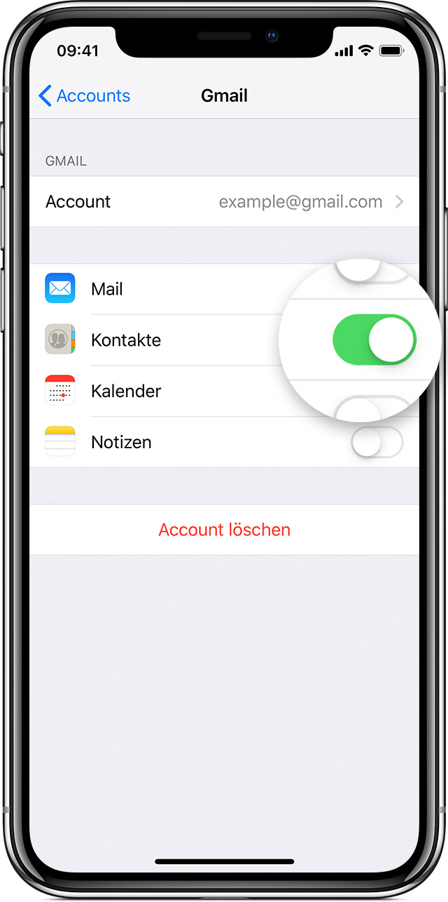 Kontakte auf Ihrem iPhone, iPad oder iPod touch verwalten und löschen