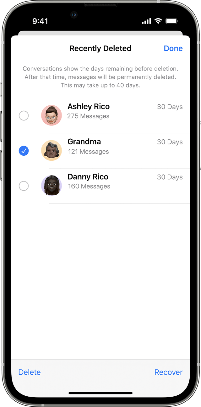Recover deleted text messages on your iPhone or iPad Apple Support (UK)