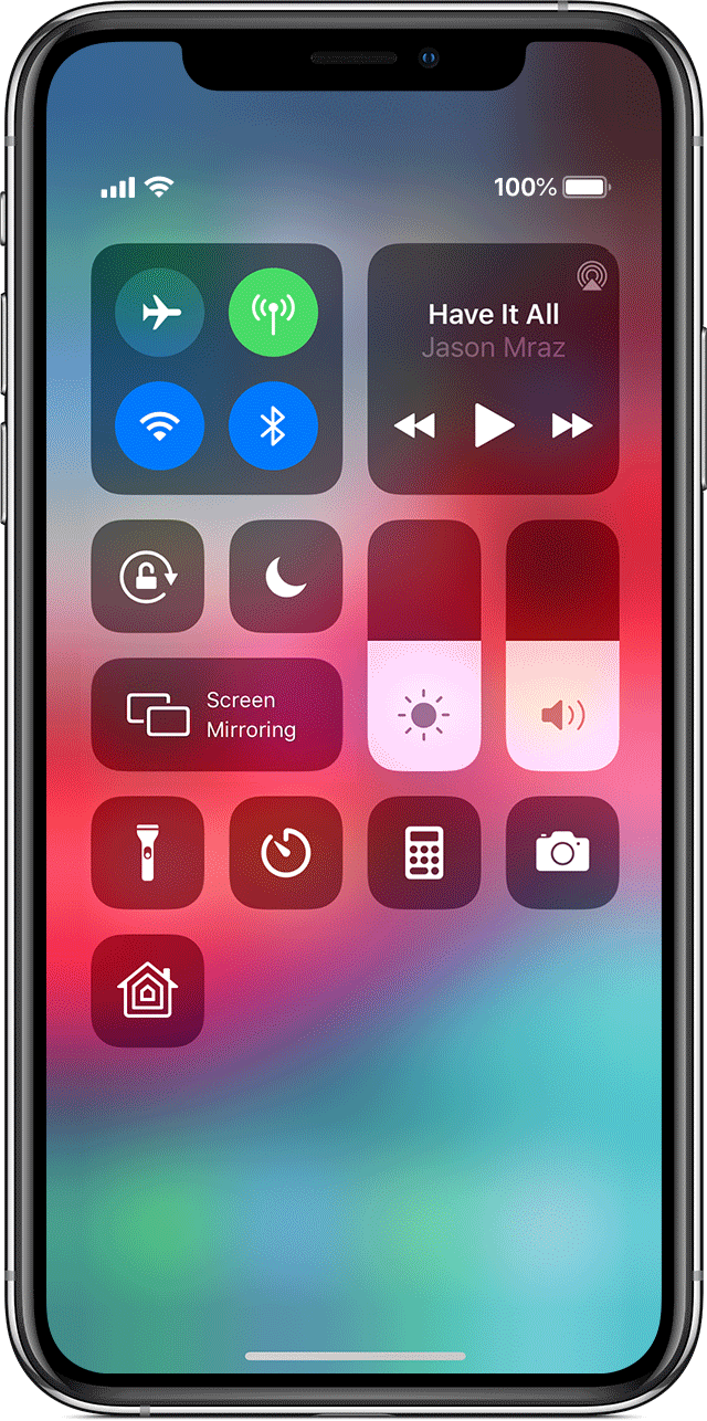 Use and customize Control Center on your iPhone, iPad, and iPod touch