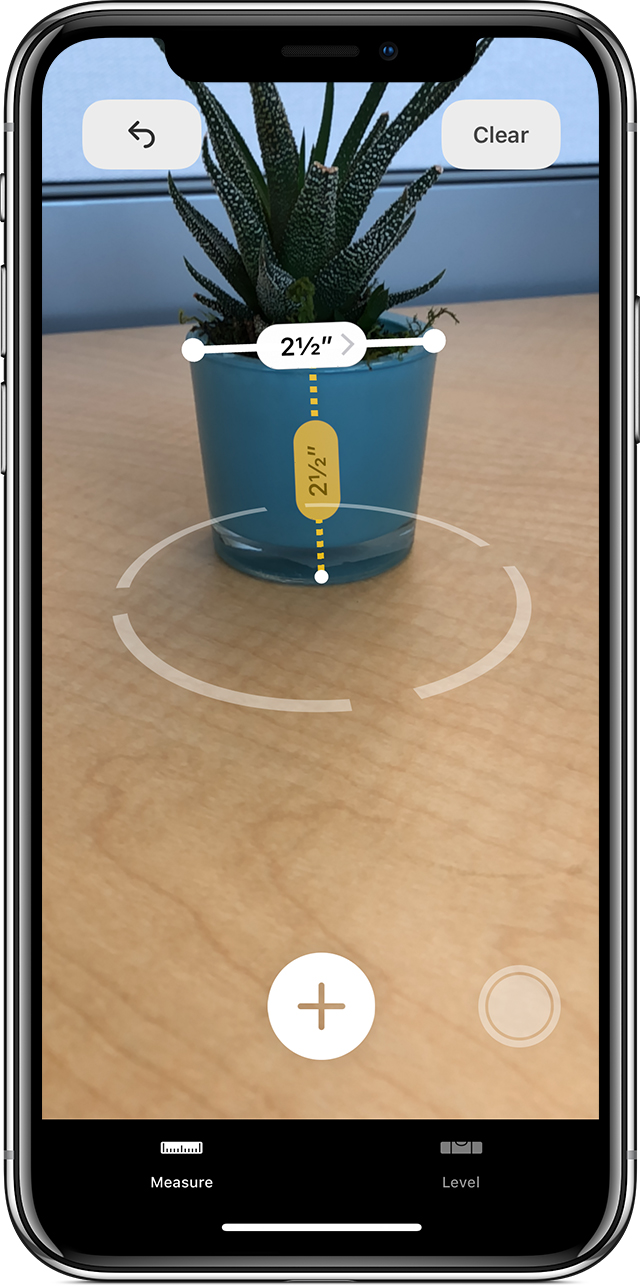 Apple Measure App Height