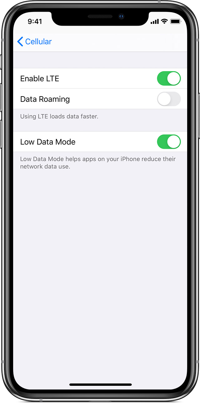 Use Low Data Mode on iPhone, iPad, and iPod touch Apple Support Use Low Data Mode on iPhone, iPad, and iPod touch Apple Support